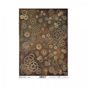 ryzovy papier na decoupage a4 hodinove kolieska 2