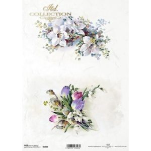 ryzovy papier na decoupage a4 jarna kytica 1