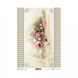 ryzovy papier na decoupage a4 kvety 1