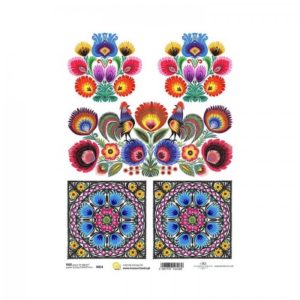 ryzovy papier na decoupage a4 ludovy vzor velky 2