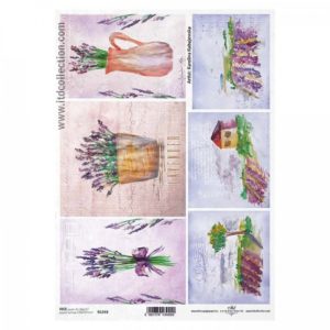 ryzovy papier na decoupage a4 provence 1