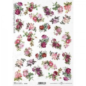 ryzovy papier na decoupage a4 ruzicky male 2