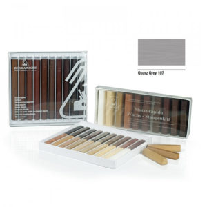 Borma wachs STUCCORAPIDO Retušovací tyčinka z měkkého vosku - 107 quarz grey