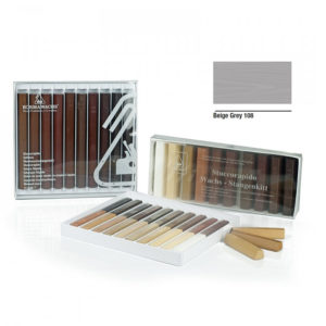 Borma wachs STUCCORAPIDO Retušovací tyčinka z měkkého vosku - 108 beige grey