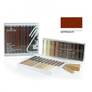 Borma wachs STUCCORAPIDO Retušovací tyčinka z měkkého vosku - 36 light mahogany