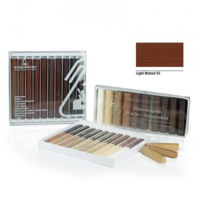 Borma wachs STUCCORAPIDO Retušovací tyčinka z měkkého vosku - 53 light walnut