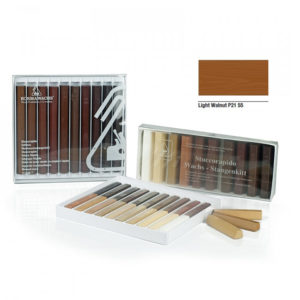 Borma wachs STUCCORAPIDO Retušovací tyčinka z měkkého vosku - 55 light walnut