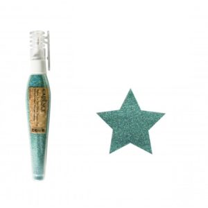 Třpytky v tužce, holografické tyrkysové