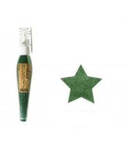 trpytky v tuzce holograficke zelene