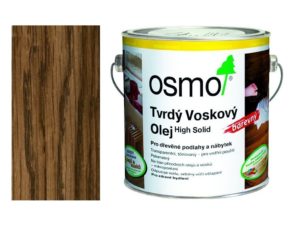 tvrdy voskovy olej barevny hneda zem