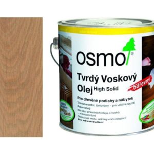 Osmo - tvrdý voskový olej barevný, světle šedý