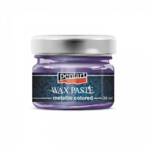 Vosková pasta metalická, 20 ml - fialová