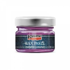 Vosková pasta metalická, 20 ml - magenta