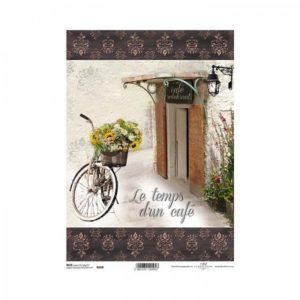 ryzovy papier na decoupage a4 cafe resto