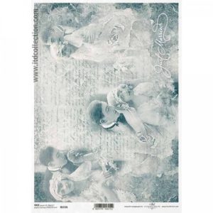 ryzovy papier na decoupage a4 retro svatba cb