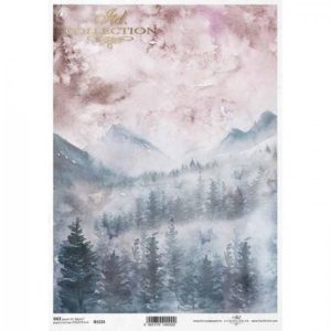 ryzovy papier na decoupage a4 zima 3