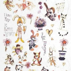 Rýžový papír A4  - děti (092) Zajo