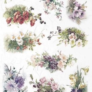 Rýžový papír A4  - Květiny a rostliny (R1157)