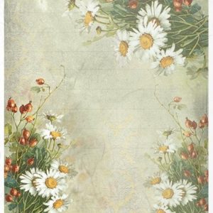 Rýžový papír A4  - Květiny a rostliny (1194)