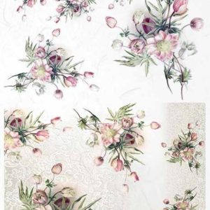Rýžový papír A4  - Květiny a rostliny (R1360)