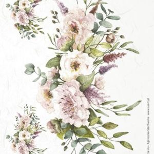 Rýžový papír A4  - Květiny a rostliny (1717)