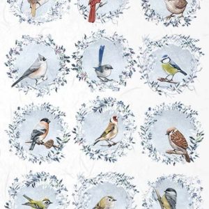 Rýžový papír A4  - Vánoce a zima   (1968)