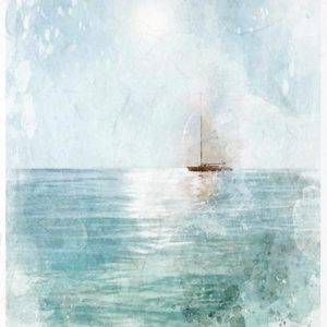 Rýžový papír A3  - moře (600l)