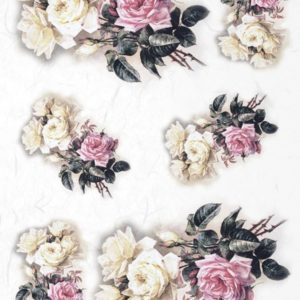 Rýžový papír A4  - Květiny a rostliny (0748)