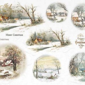 Rýžový papír A3  - Vánoce a zima   (R0141L)