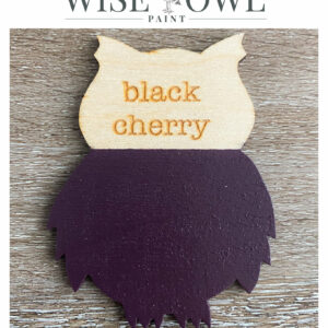 One Hour Enamel - Wise Owl Paint - barvy pro kuchyně, dveře, obložení.. Black Cherry