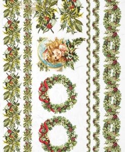 Rýžový papír A4  - Vánoce a zima  - R01277