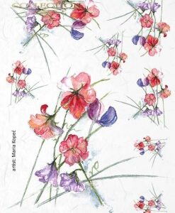 Rýžový papír A4  - květiny a rostliny R0904