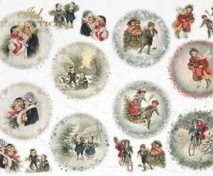 Rýžový papír A3  - Vánoce a zima   (R0347L)