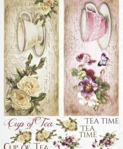 Rýžový papír A4  - R0493 - květiny a rostliny