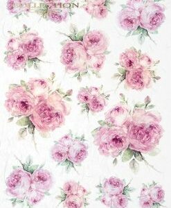 Rýžový papír A3  - R0535L - květiny a rostliny