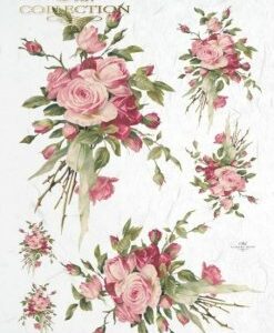 Rýžový papír A4  - Květiny a rostliny (R0327)