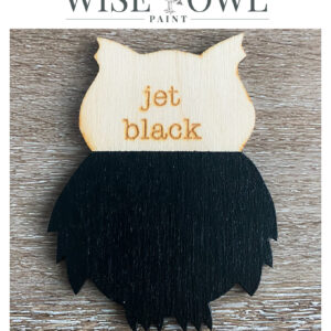 One Hour Enamel - Wise Owl Paint - barvy pro kuchyně, dveře, obložení.... Jet Black