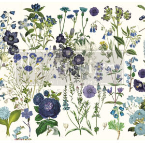 Decoupage paper - ReDesign with Prima Blue Meadows