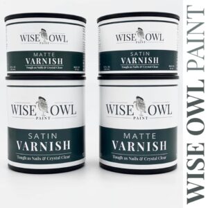 Wise Owl Paint  - LAK pro křídové barvy - VARNISH SATIN - saténový - mírný lesk