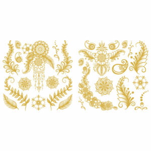 Metalická transferová folie - Namaste