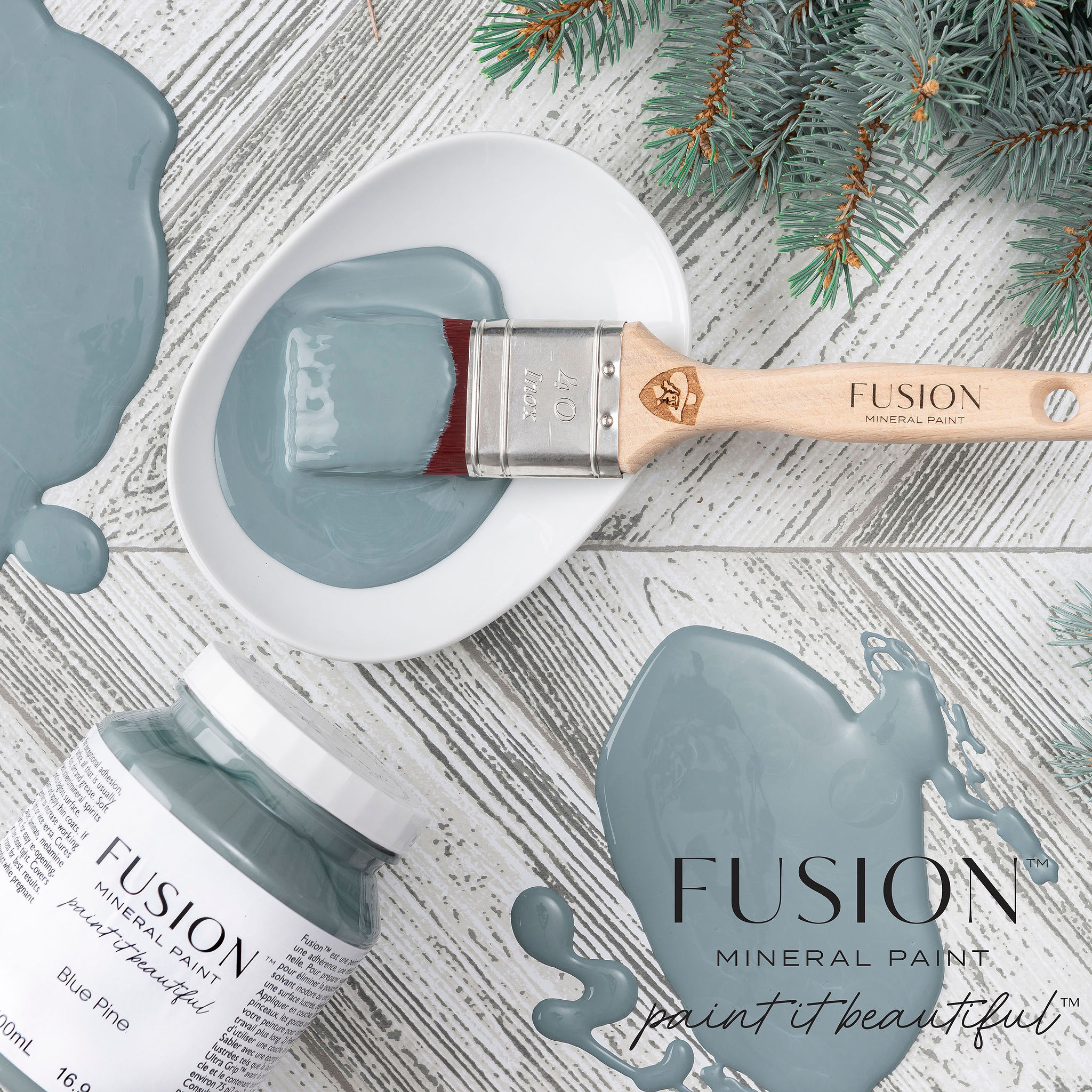 Blue Pine FUSION Mineral Paint ™ minerální barva - Obrázek 8