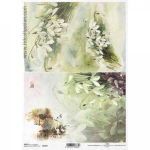ryzovy papier na decoupage a4 snezienky
