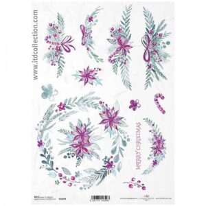 ryzovy papier na decoupage a4 veniec 1478