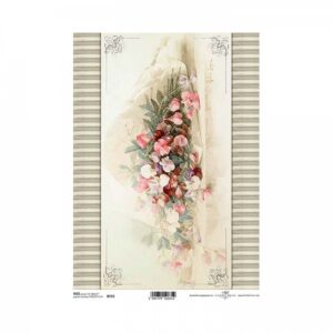 ryzovy papir na decoupage a4 kvety