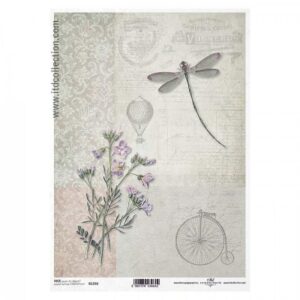 ryzovy papir na decoupage a4 vazka