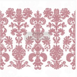 ReDesign with Prima -Clear-Cling Stamps - dekorační razítko - Stamped Damask