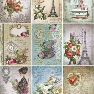 Rýžový papír A4 - města a místa R0534