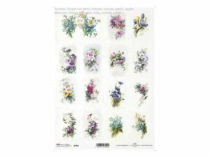 Ryzovy papir r1991 a4 ruzne kyticky