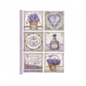 Stamperis ryzovy papir DFSA4366 levandule 2