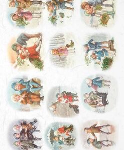 Rýžový papír - Vánoce a zima - R1003